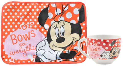 Set colazione tovaglietta e tazza Disney Minnie