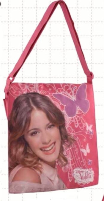 Borsa tracolla con patta Violetta Pentagram