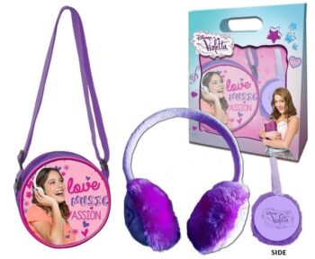 Set regalo borsetta e paraorecchie Violetta Disney