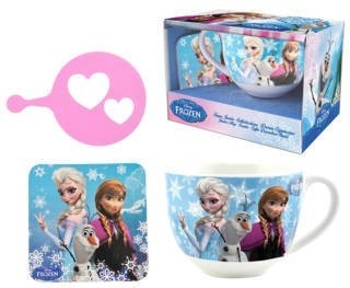 Set colazione tazza e sottotazza Frozen