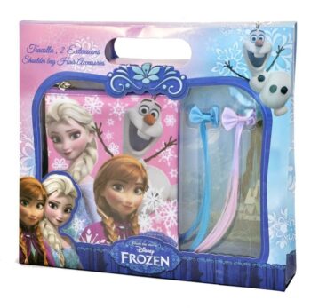 Set regalo borsetta + 2 clip con extension Disney Frozen