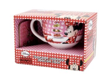 Set regalo tazza jumbo e sottotazza Minnie Disney