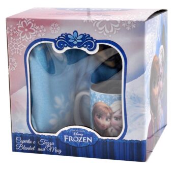 Disney Frozen Set regalo plaid e tazza mug