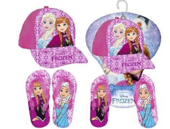 Set regalo cappellino e infradito Disney Frozen
