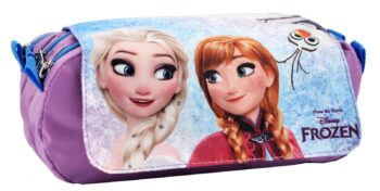 Astuccio 3 scomparti Disney Frozen Anna ed Elsa