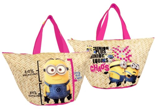 Borsa secchiello mare in rafia Minions