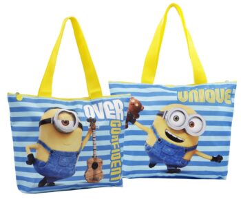 Borsa mare Minions Stripes