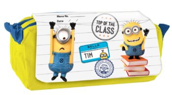 Astuccio 3 scomparti Minions "Top of the Class"