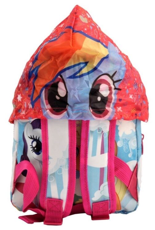 Zaino asilo My Little Pony con cappuccio impermeabile