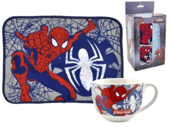 Set regalo tovaglietta più tazza Spiderman