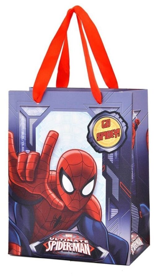 Berretto e sciarpa con bustina regalo Spiderman