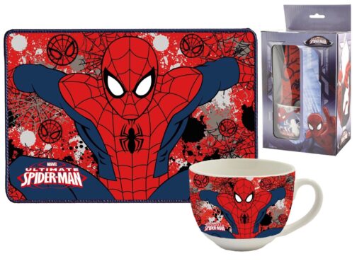 Spiderman Set regalo tovaglietta e tazza