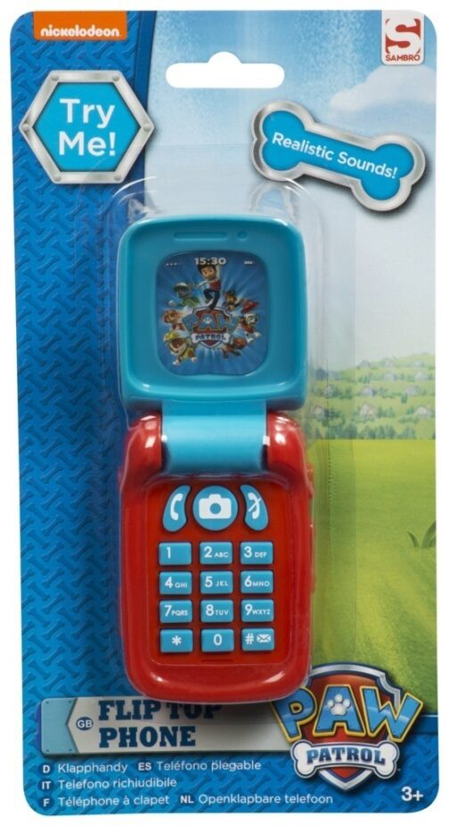 Telefono flip con suoni Paw Patrol