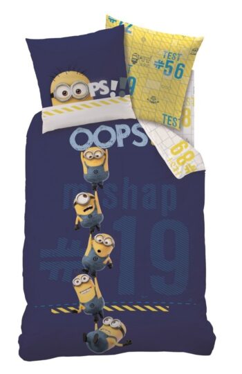 Parure copripiumino singolo Minions 100% cotone