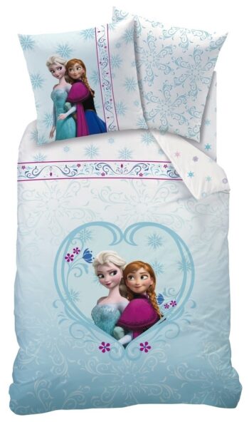 Parure copripiumino singolo Disney Frozen 100% cotone