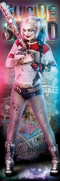 Poster per porta Suicide Squad - Harley Quinn