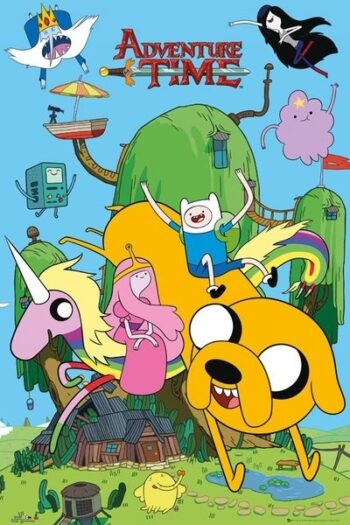 Adventure Time Maxi Poster "Casa sull'albero"
