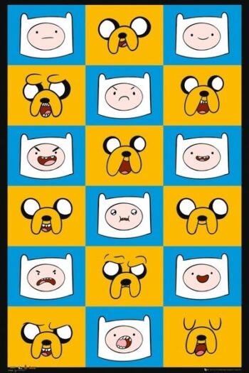 Adventure Time Maxi Poster "Expressions"