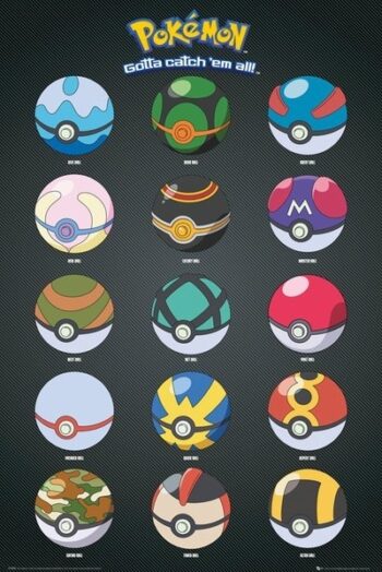 Maxi poster Pokémon - Pokeball