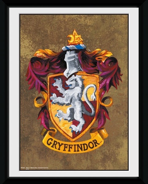 Penna A Sfera Harry Potter – Stemma Di Grifondoro – Colore Rosso, Inchiostro Blu – Lunghezza 14 Cm – Prodotto Ufficiale