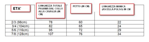 Pigiama intero tuta bambini "Pecorella"