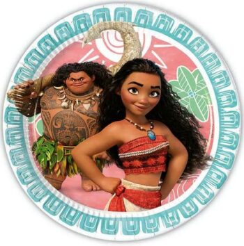 Disney Oceania - Confezione 8 piatti in cartoncino