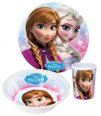 Set tavola melamina 3 pezzi Disney Frozen