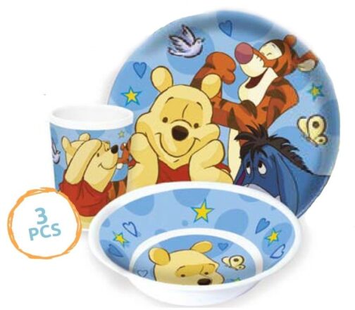 Set tavola melamina 3 pezzi Winnie The Pooh