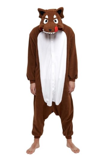 Pigiamone Kigurumi adulto Lupo - Taglia Regular