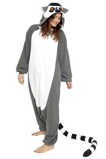 Pigiamone Kigurumi adulto Lemure - Taglia Unica