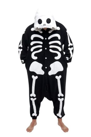 Pigiamone Kigurumi adulto Skeleton - Taglia Regular