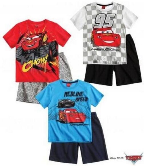 Pigiama manica corta Disney Cars