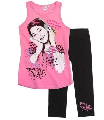 Completo canotta e leggings Violetta Disney