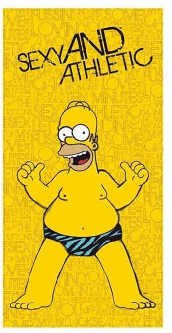 Asciugamano Telo Mare Homer Simpson