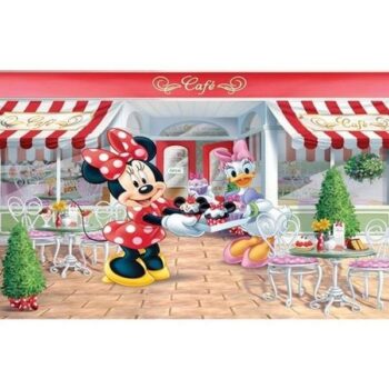 Murales Minnie e Paperina Walltastic