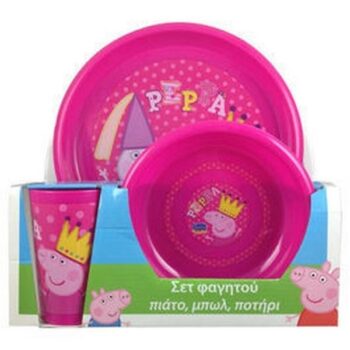 Set tavola Peppa Pig 3 pezzi