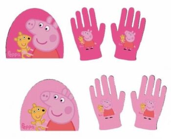 Set berretto e guanti Peppa Pig