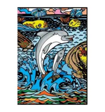 Tavola Colorvelvet Delfini Large