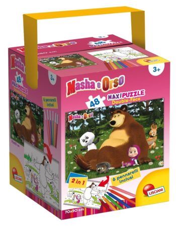 Puzzlecolori Masha E Orso