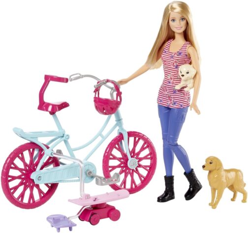 Barbie Pedala Coi Cuccioli