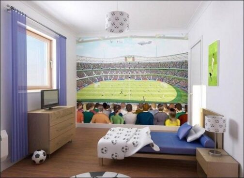 Murales Pazzi per il Calcio Walltastic