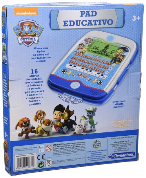 Pad educativo parlante Paw Patrol by Clementoni