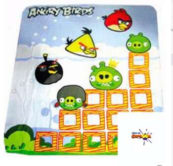 Plaid pile Angry Birds