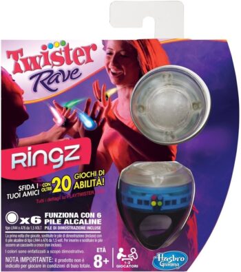 Hasbro - Twister Rave Ringz, Con Dettaglio Assortito (In Italiano)