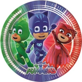 Pj Masks - Confezione 8 Piatti festa