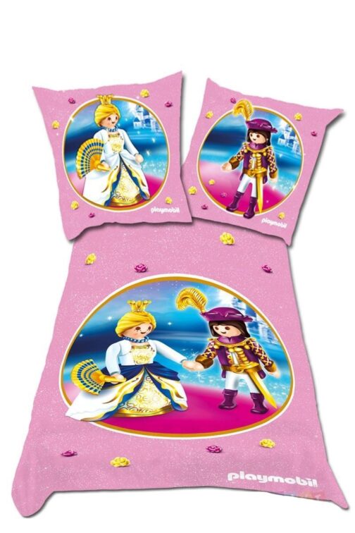 Parure copripiumino singolo Principesse Playmobil