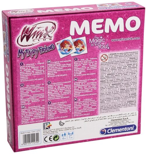 Memo Games Winx