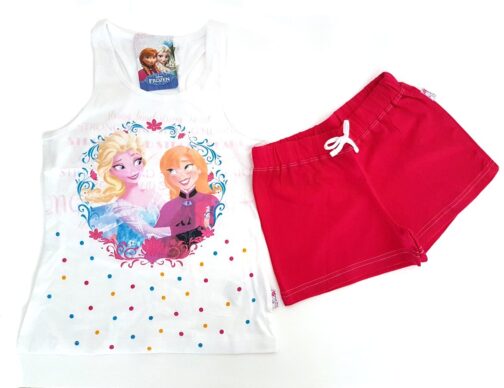 Completo canotta e shorts Disney Frozen