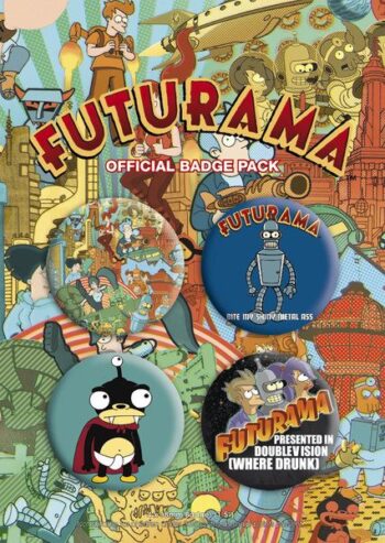Set 4 spillette Futurama