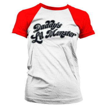 Daddy's Lil Monster Baseball T-shirt donna